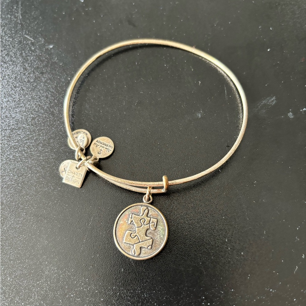 Alex and Ani silver bracelets